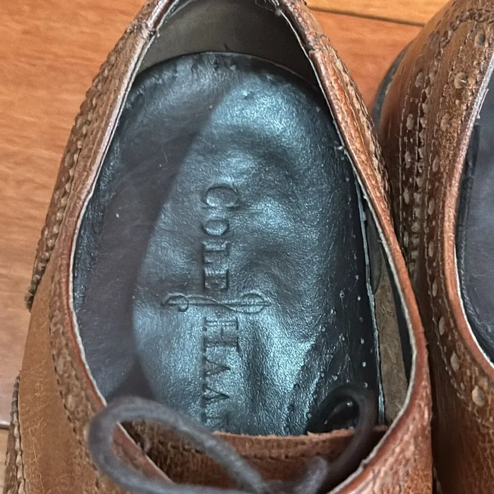 Cole Haan men's‎ brown leather Oxford size 8
